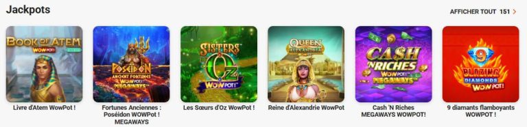 LeoVegas Casino jackpots
