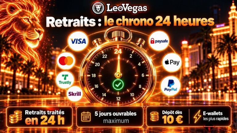 LeoVegas Casino retraits
